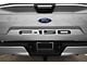 Tailgate Insert Letters; Reflective Black Topo (18-20 F-150 w/o Tailgate Applique)