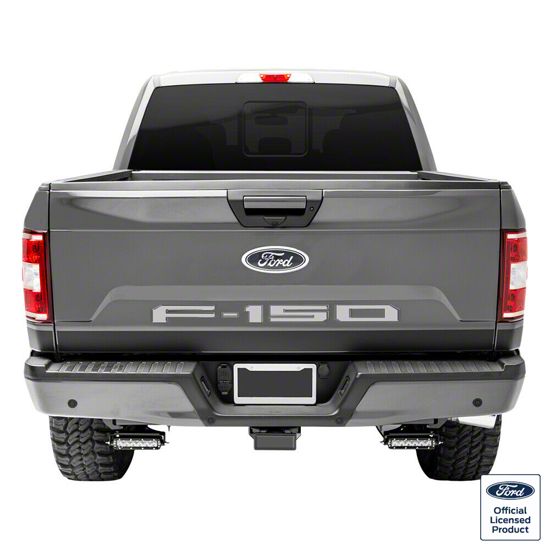 F-150 Tailgate Insert Letters; Silver Metallic (18-20 F-150 w/o ...