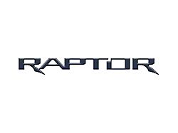 Tailgate Letter Inserts; Antimatter Blue (17-25 F-150 Raptor w/ Tailgate Applique)