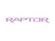 Tailgate Letter Inserts; Lavender Purple (17-24 F-150 Raptor w/ Tailgate Applique)