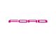 Tailgate Letter Overlays; Hot Pink (17-18 F-150 Raptor w/ Tailgate Applique)