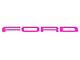 Tailgate Letter Overlays; Hot Pink (21-23 F-150 Raptor w/ Tailgate Applique)