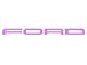 Tailgate Letter Overlays; Lavender Purple (21-23 F-150 Raptor w/ Tailgate Applique)