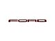 Tailgate Letter Overlays; Ruby Red (17-18 F-150 Raptor w/ Tailgate Applique)