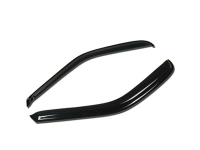 Tape-On Front Window Visors; Dark Smoke (97-03 F-150 SuperCab)