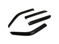 Tape-On Wind Deflectors Window Visors; Smoked (01-03 F-150 SuperCrew)