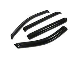 Tape-On Wind Deflectors Window Visors; Smoked (04-14 F-150 SuperCrew)