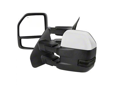 Towing Mirror; Power Heated; Smoke Signal; Chrome (07-14 F-150)