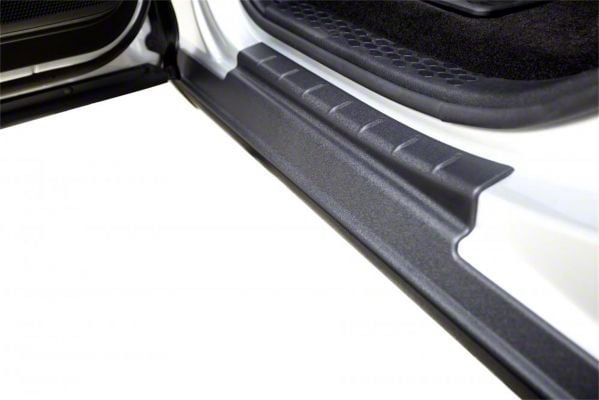 Bushwacker F-150 Trail Armor Rocker Panel and Sill Plate Covers; Black ...