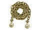 Transport Binder Safety Chain with Two Clevis Hooks; 14-Foot; 18,800 lb.