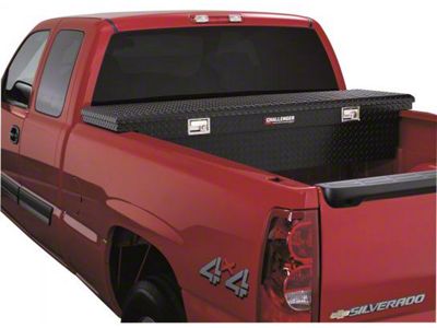 Challenger Low Profile Single Lid Crossover Tool Box; Black (97-10 F-150, Excluding Raptor)