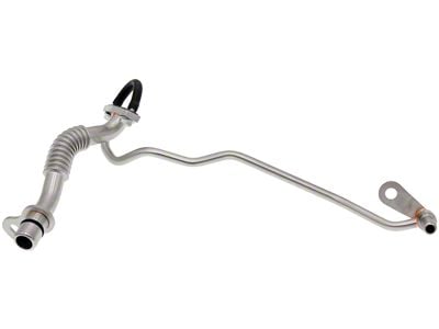 Turbocharger Oil Feed and Return Line Assembly; Lower Driver Side (16-17 3.5L EcoBoost F-150)