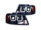 U-Bar Projector Headlights; Black Housing; Clear Lens (04-08 F-150)