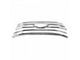 Upper Grille Overlay; Chrome (15-17 F-150 XLT)