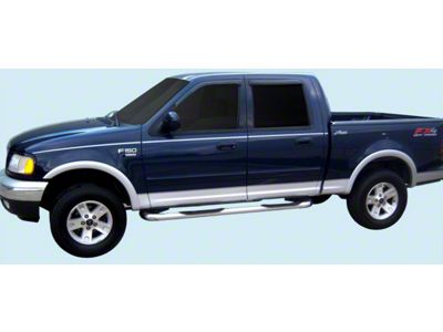 Upper and Lower Stripes; Charcoal/Silver (01-03 F-150 Lariat)