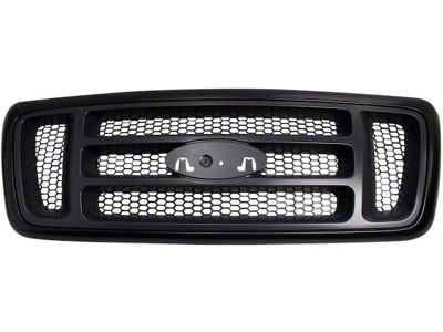 Upper Replacement Grille; Black (04-08 F-150 FX4, STX)