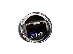 V3 OBD2 Multi-Gauge with Silver Trim Vent Housing; Blue Bars/White Digits (09-14 F-150)