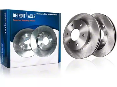 Vented 6-Lug Rotors; Front Pair (10-20 F-150)