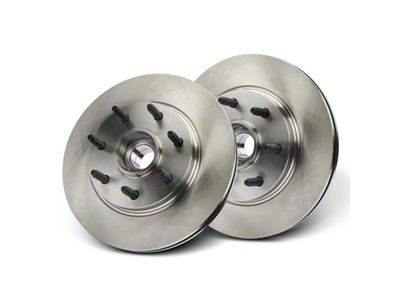 Vented 7-Lug Rotors; Front Pair (04-08 2WD F-150)