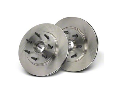 Vented 7-Lug Rotors; Front Pair (04-08 2WD F-150)