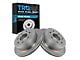 Vented 7-Lug Rotors; Rear Pair (04-11 F-150)