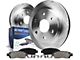 Vented 6-Lug Brake Rotor and Pad Kit; Front (10-20 F-150)