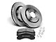 Vented 6-Lug Brake Rotor and Pad Kit; Front (10-20 F-150)