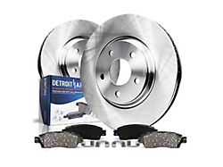 Vented 5-Lug Brake Rotor and Pad Kit; Front (97-03 4WD F-150)