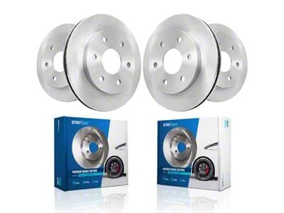 Vented 6-Lug Rotors; Front and Rear (04-08 4WD F-150)