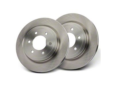 Vented 6-Lug Rotors; Rear Pair (18-20 F-150 w/ Electric Parking Brake)