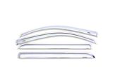 Ventvisor Window Deflectors; Front and Rear; Chrome (09-14 F-150 SuperCrew)