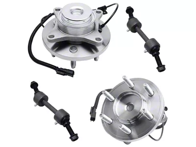 Wheel Hub Assemblies with Sway Bar Links (11-14 2WD F-150)