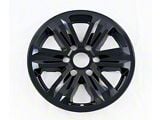 Chrome Delete 17-Inch Wheel Skins; Gloss Black (15-20 F-150)