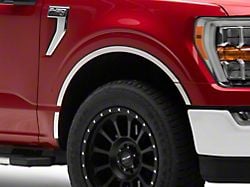 Wheel Well Accent Trim; Stainless Steel (21-24 F-150, Excluding Raptor)