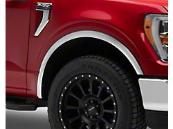 Wheel Well Fender Trim Molding; Stainless Steel (21-24 F-150, Excluding Raptor)