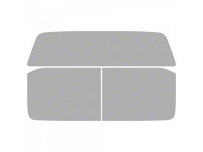 Window Tint Pre-Cut Kit; Rear Roll-Ups and 1-Piece Back Glass; 50% Light (15-20 F-150 SuperCrew)