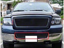 Wire Mesh Lower Grille Insert; Black (04-05 F-150)