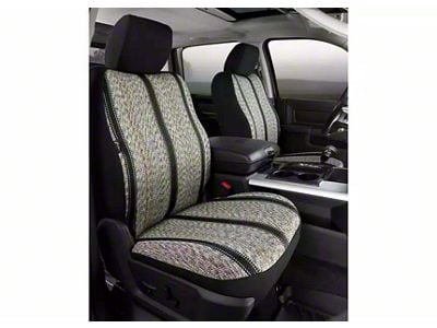 Wrangler Series Front Seat Covers; Black (01-03 F-150 w/ Bucket Seats)