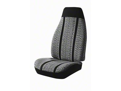 Wrangler Series Front Seat Covers; Black (15-24 F-150 w/ Bucket Seats)