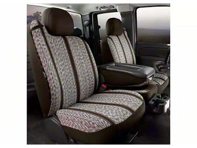 Wrangler Series Front Seat Covers; Brown (04-08 F-150 w/ Bench Seat)