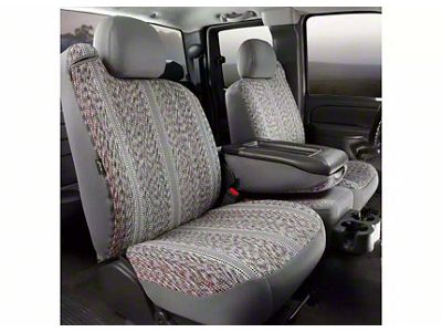 Wrangler Series Front Seat Covers; Gray (04-08 F-150 w/ Bench Seat)