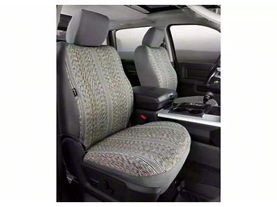 Wrangler Series Front Seat Covers; Gray (04-08 F-150 w/ Bucket Seats)