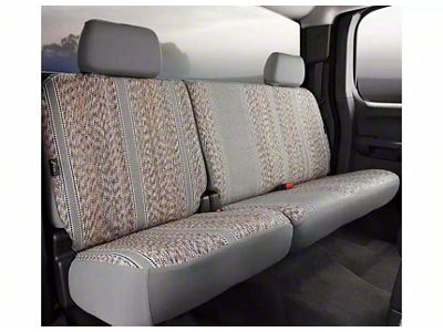 Wrangler Series Rear Seat Cover; Gray (01-03 F-150 SuperCrew)