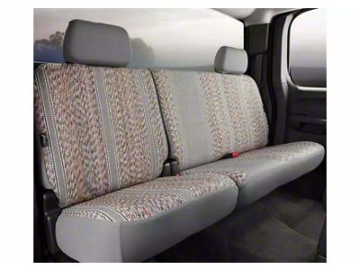 Wrangler Series Rear Seat Cover; Gray (09-14 F-150 SuperCab, SuperCrew)