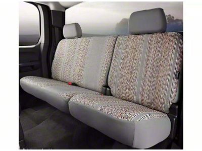 Wrangler Series Rear Seat Cover; Gray (15-24 F-150 SuperCrew)