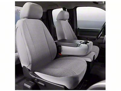 Fia Wrangler Solid Series Front Seat Covers; Gray (04-08 F-150 w/ Bench Seat)