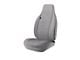 Wrangler Solid Series Front Seat Covers; Gray (01-03 F-150 w/ Bucket Seats & Built-In Seat Belts)