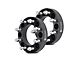 1.50-Inch 8-Lug Wheel Spacers; Black; Set of Two (11-16 F-250 Super Duty)