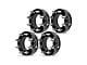 2-Inch 8-Lug Wheel Spacers; Black; Set of Four (11-24 F-250 Super Duty)