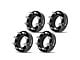 2-Inch 8-Lug Wheel Spacers; Black; Set of Four (11-22 F-250 Super Duty)